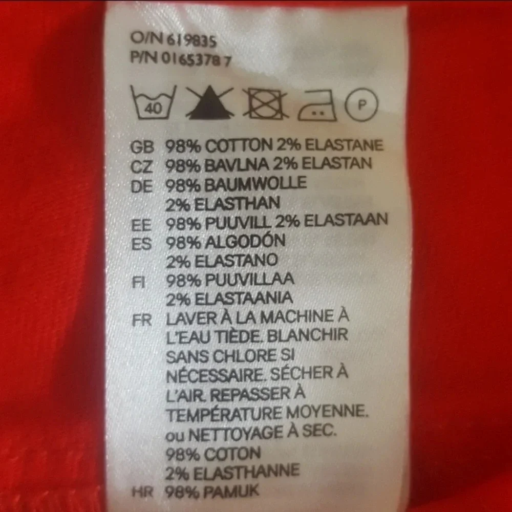 H&M Red Jean Shorts - Picture 6 of 8